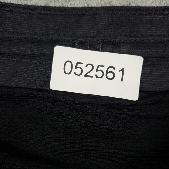 Lululemon X Peloton Shorts Mens Large Black Lace Tie Stretch Athletic - Picture 9 of 9